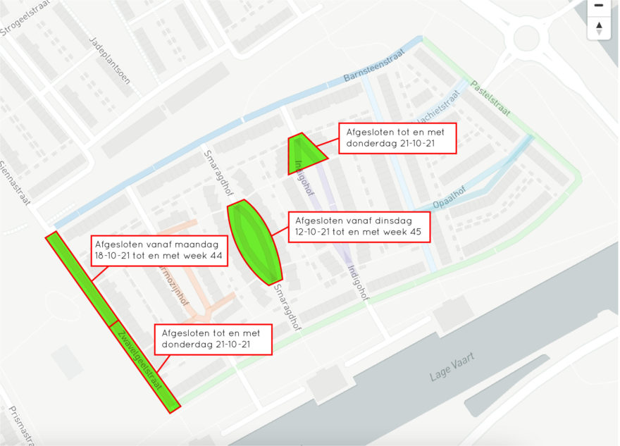 Week 42 afzetting Regenboogbuurt fase 3