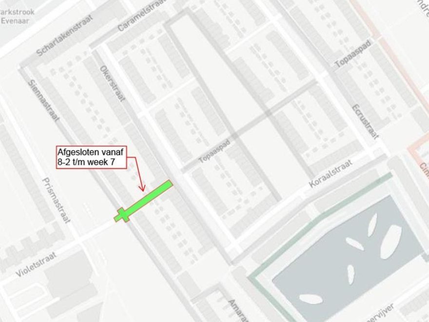 Wegafzetting week 6 Siennastraat 2024 2 kopie